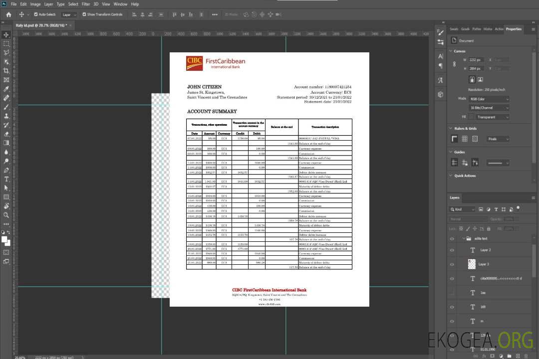 Saint-Vincent-et-les Grenadines First Caribbean International Bank xls VERSION 2 template Saint-Vincent-et-les Grenadines First Caribbean International Bank xls VERSION 2 template